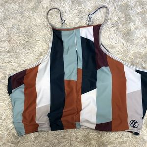 High neck bikini top